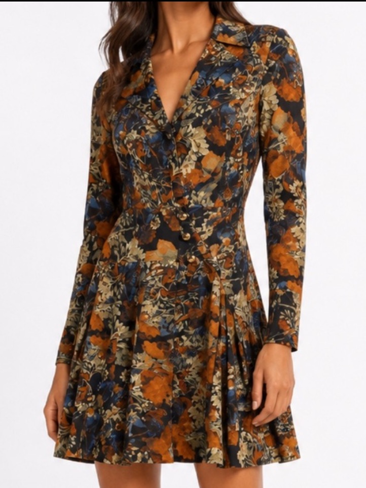 Nwt - Derek Lam 10 Crosby - Laney Long Sleeve Mini Shirt Dress - Size 4
